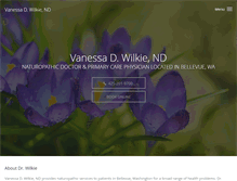 Tablet Screenshot of drvwilkie.com